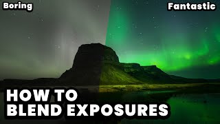 HOW to BLEND different EXPOSURES for STUNNING result: PHOTOSHOP for LIGHTROOM User Ep. 2