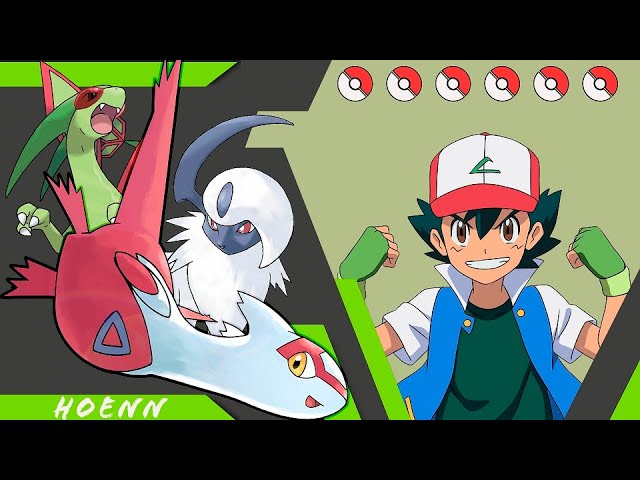 A Equipe de Ash em Hoenn