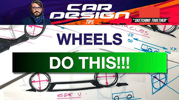 How To Draw Cars - Do THIS drawing Wheels! Luciano Bove