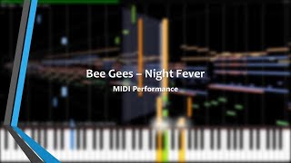 Video thumbnail of "MIDI Performance | Bee Gees - Night Fever"