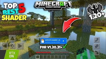 🔥Finally We Can Use SHADERS In Minecraft Pocket Edition | Best Render Dragon Shaders 1.20