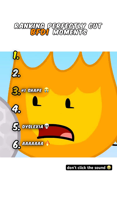 Ranking BFDI Moments ðŸ˜