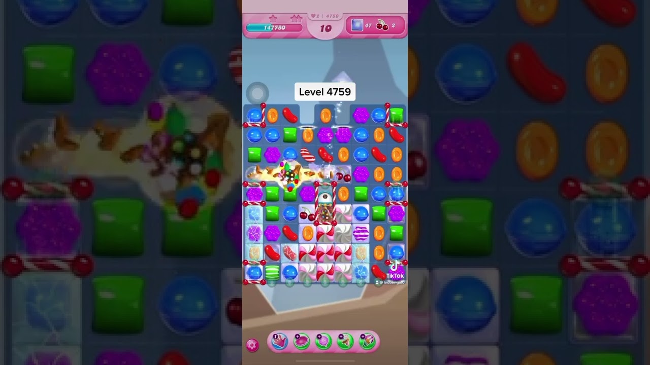 candy crush level 4759 done 