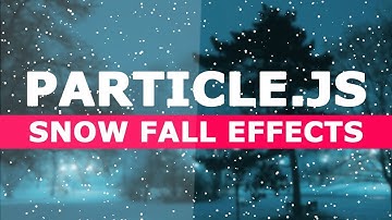 Add snow fall on web page using |html & CSS|