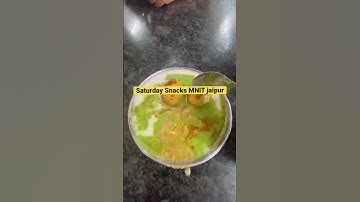 Saturday Snacks MNIT Jaipur ,Aurbindo Hostel #mnit #jee #mnitjaipur #iit #jeemotivation #hostelmess
