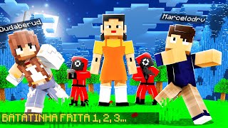 BATATINHA FRITA 1..2..3! Round 6 no MINECRAFT! (SOBREVIVEMOS?)