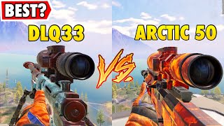 DLQ33 VS ARCTIC 50 | WHICH IS BETTER? | CALL OF DUTY MOBILE BATTLE ROYALE
