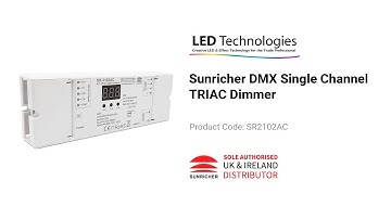 Sunricher DMX Single Channel TRIAC Dimmer