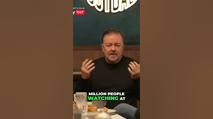 Ricky Gervais Why I Roasted Hollywood at the Golden Globes with Gary Neville and Roy Keane
