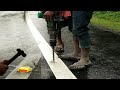 Road side indicator installation | road studs | Road side light | Road light | Road wala light