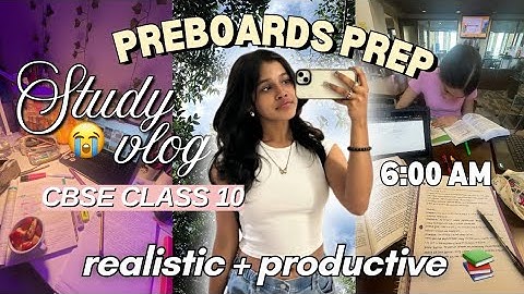 4 DAYS Before Preboards 💀 PRODUCTIVE 6:00AM STUDY VLOG CLASS 10 📚 ✨️ 