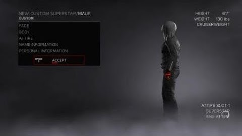 WWE 2K17 how to create my character