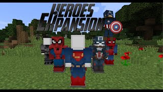 HeroesExpansion Part 1 Minecraft 1.12.2 Mod Showcase