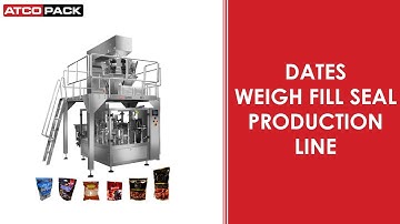 Dates Weigh Fill Seal Production Line - ATCOPACK