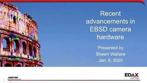 Recent Advancements in EBSD Camera Hardware