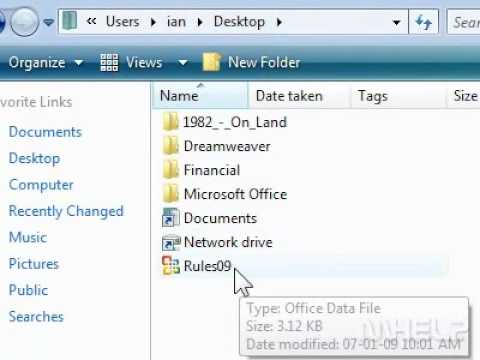 How to import rules in Outlook