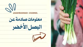 فؤائد البصل الأخضر@samirasmadiتغذيه_علاجية معلومات_ثقافية حقائق_واسرار