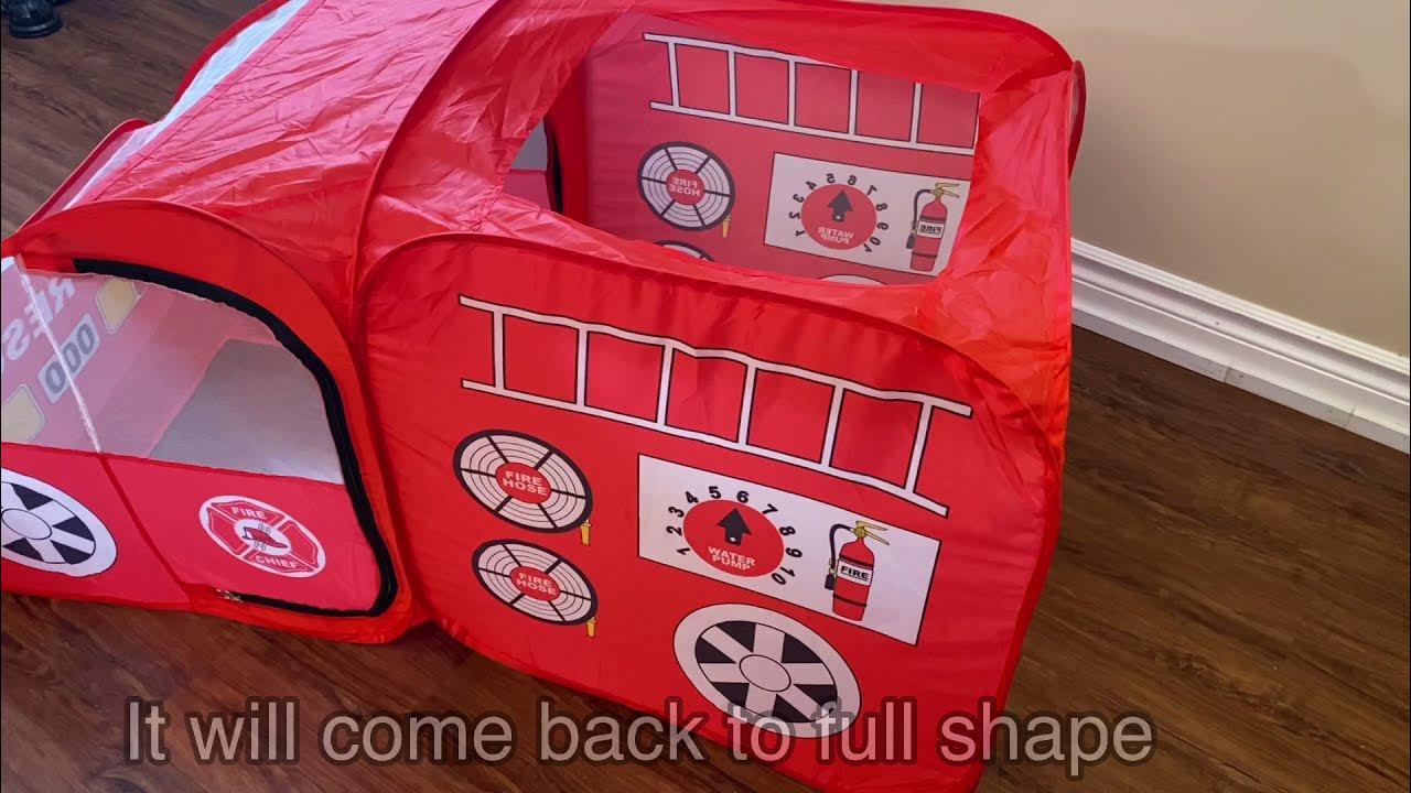 How To get it back in shape, Kiddzery Fire truck Play Tent, fix