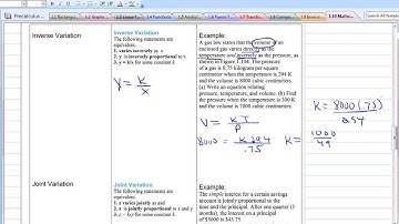1.10 Mathematical Models and Variation