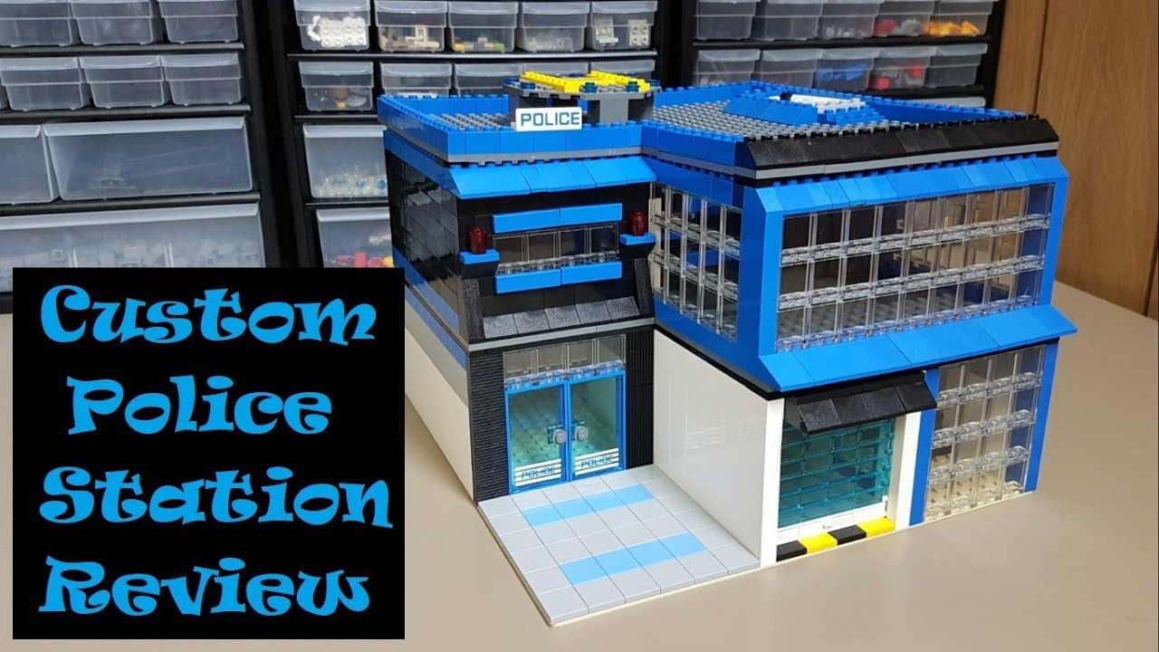 lærer Zeal afgår LEGO Custom Police Station - MOC Review & Speed Build - YouTube