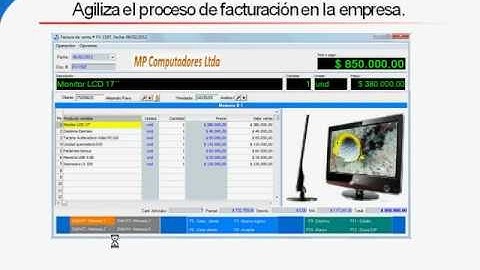 Programa de contabilidad ContaPyme - Descripción general del módulo - Inventarios POS