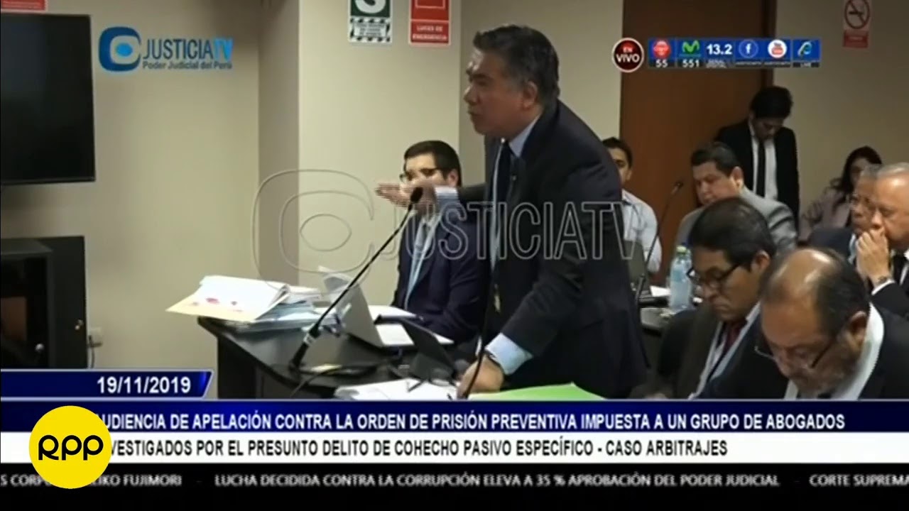 CASO ODEBRECHT | Audiencia de apelación de prisión preventiva para árbitros