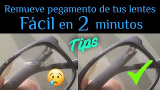 Cómo quitar pegamento de lentes de aumento, rápido y fácil sin dañar las micas