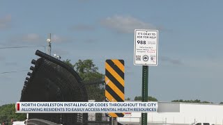 North Charleston Installing QR Codes throughout the city allowing residents to easily access mental