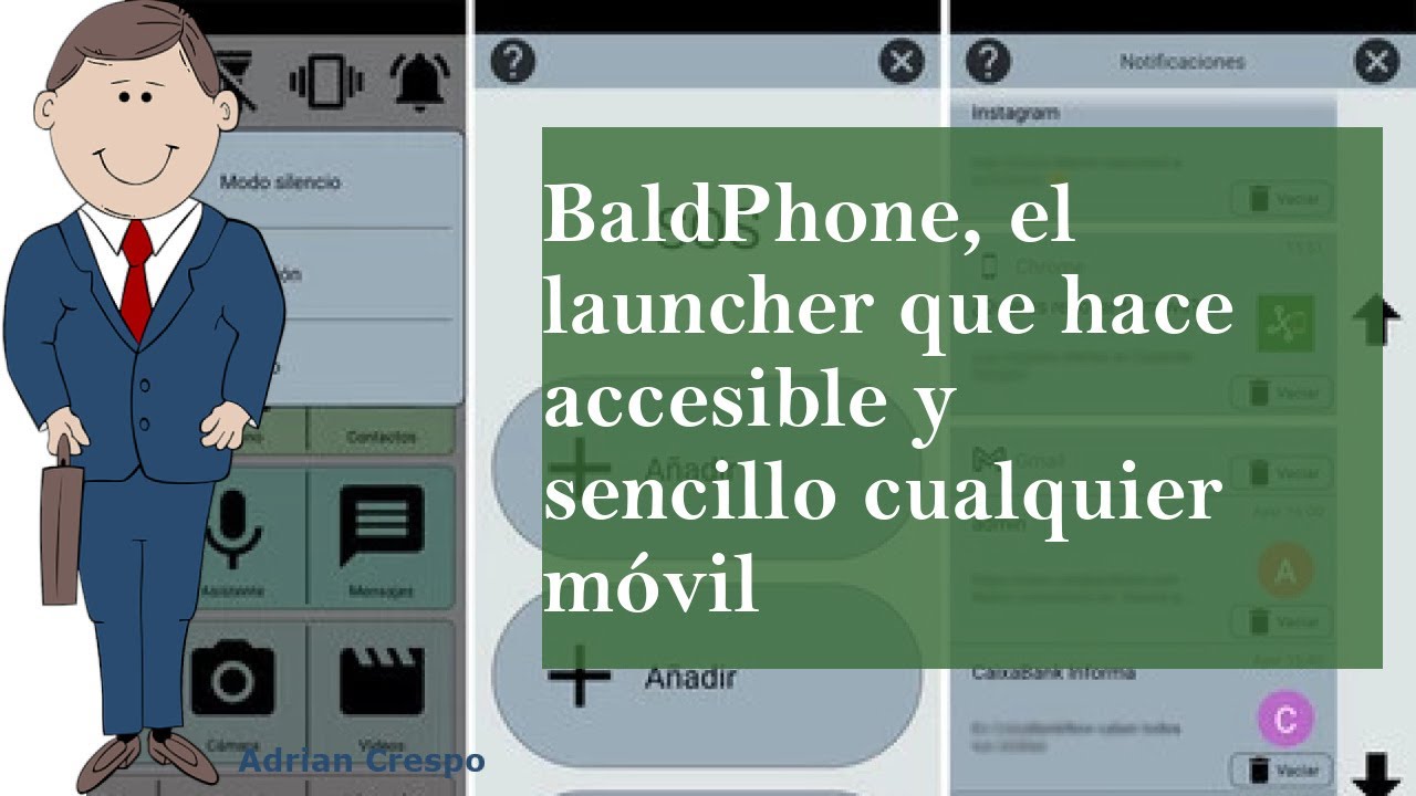 Así es 'BaldPhone', el launcher que convierte cualquier móvil en un  sencillo teléfono para personas mayores