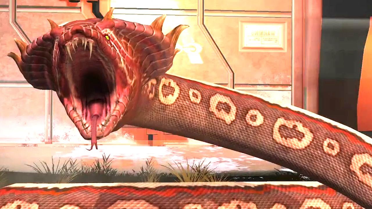 超巨大ヘビの艦隊でバトルリク 珍しいmodの組み合わせやってみた Jurassic World The Game Youtube