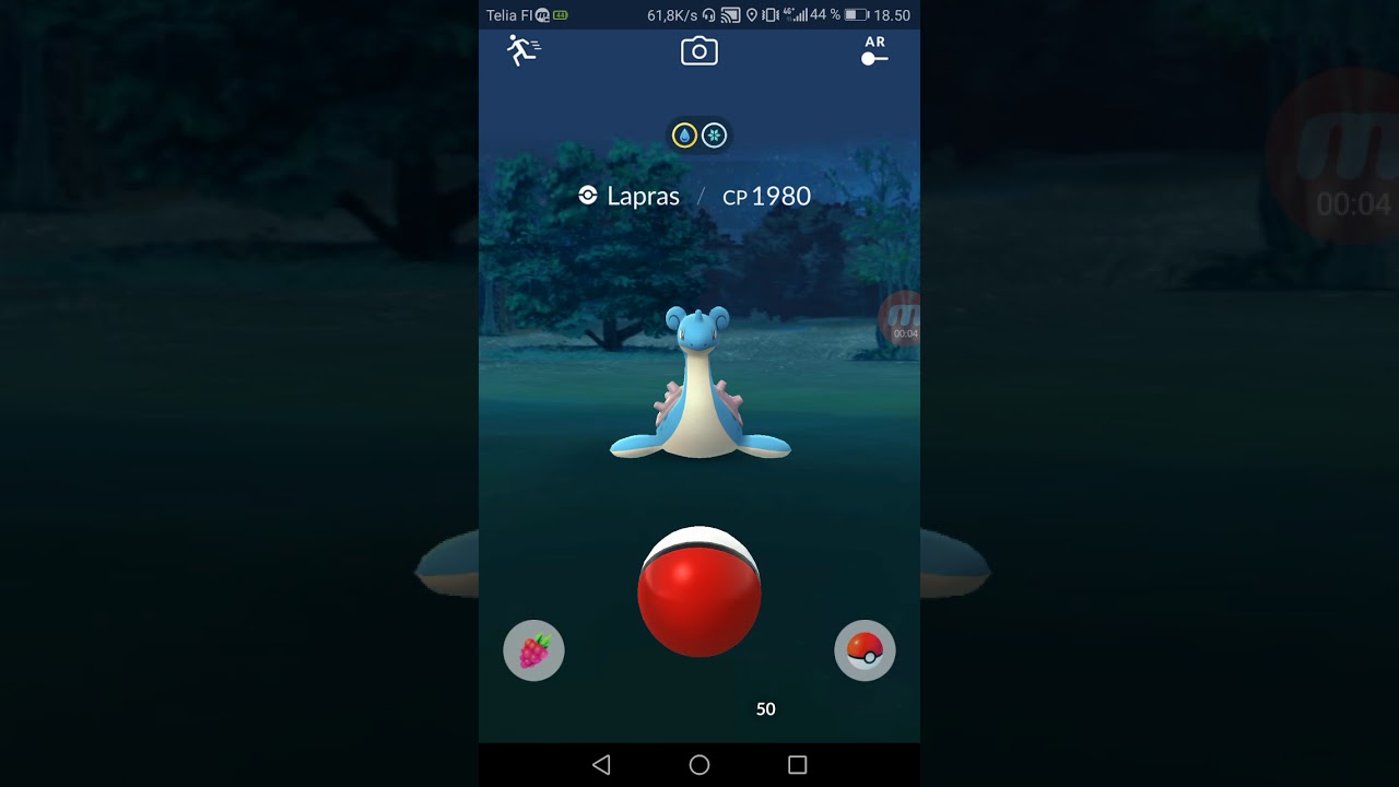 Pokemon GO - Wild 1980 CP Lapras appears