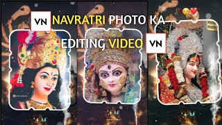 navratri Durga Puja video editing // VN App Navratri Status Editing VN App // Navratri video Kaise B screenshot 2