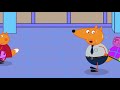 The plane crash  fox family  cartoon for kids