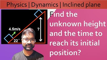 A block is given an initial speed of 4.5 m/s up the 22° plane as shown in figure