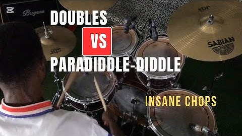 Double Stroke Roll chop  Vs  Paradiddle-Diddle chop!(DRUM LESSON)