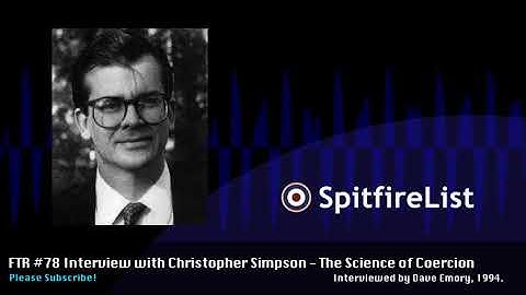 FTR #78 Christopher Simpson on 