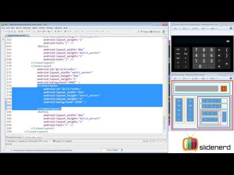 47 Android UI Design  Calculator using Linear Layout only Part 6  Android Programming HD