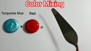 Guess the final color 🎨 | Satisfying video | Art video | Color mixing video | Paint mixing video