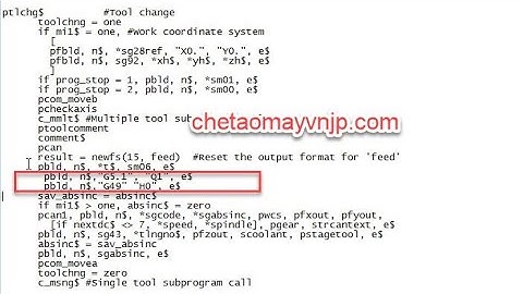 Hướng dẫn edit post processor in Mastercam
