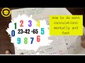Math calculations fast करना कैसे सिखाये || Doing math calculations mentally || Splendidmoms