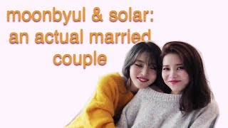 Moonbyul and Solar: an actual married couple | Moonsun