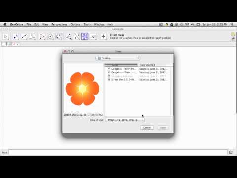 Geogebra - Move Images