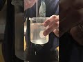 Sodium chloride into water