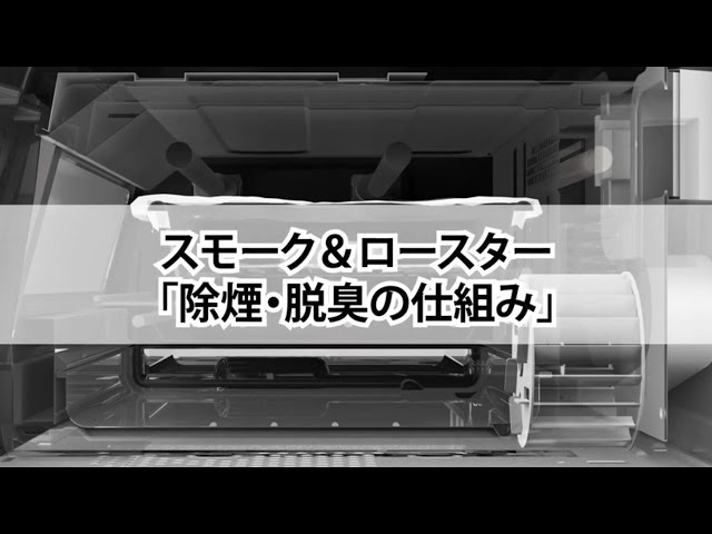 スモーク＆ロースター 除煙・脱臭の仕組み【パナソニック公式】 - YouTube
