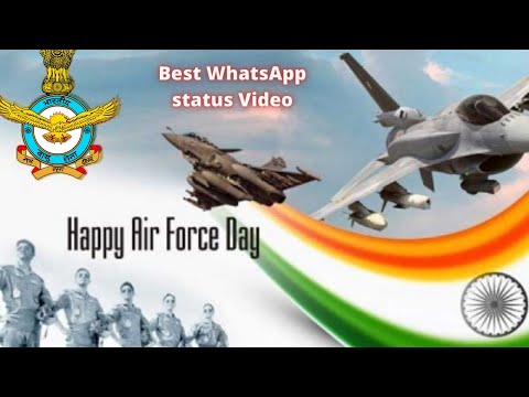 Indian Air Force Status video, goosebumps guarantee. Indian Air Force Day 2021 WhatsApp status.