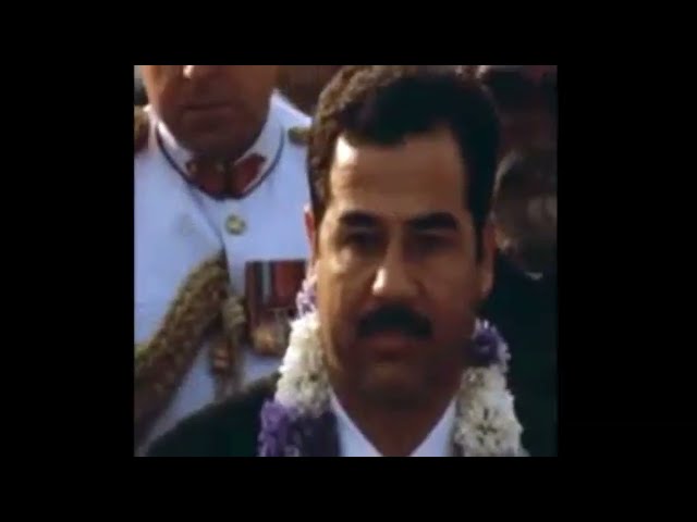 Rare Video: Saddam Hussein Arrives in Delhi for an Official Visit (25 Mar 1974) | Gingerline Media class=