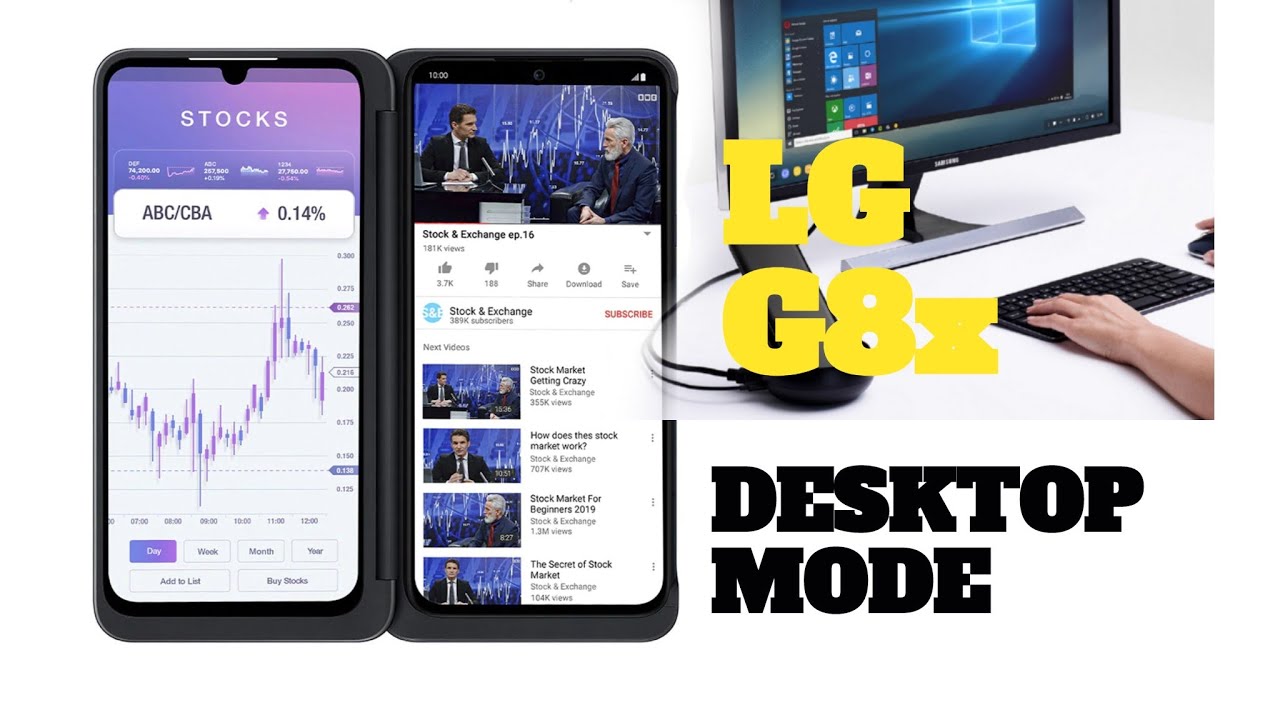 LG G8X Desktop Mode Better than Samsung Dex? lgg8x desktop mode Pibox Type C YouTube