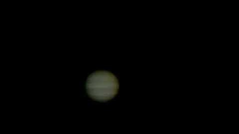 Jupiter video through a Celestron CPC1100 telescope