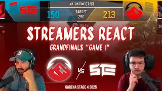 STREAMERS REACT TO ELEVATE VS STE GRAND FINALS MATCHUP | CODM WORLD CHAMPIONSHIP 2025 STAGE 4