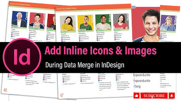 InDesign Data Merge: How to Add Icons and Inline Images to Your Records